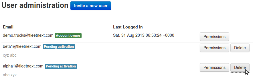 Delete The User