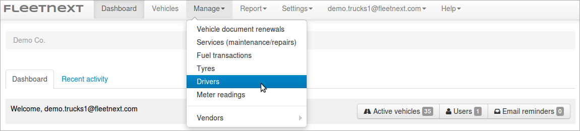 Selecting Drivers