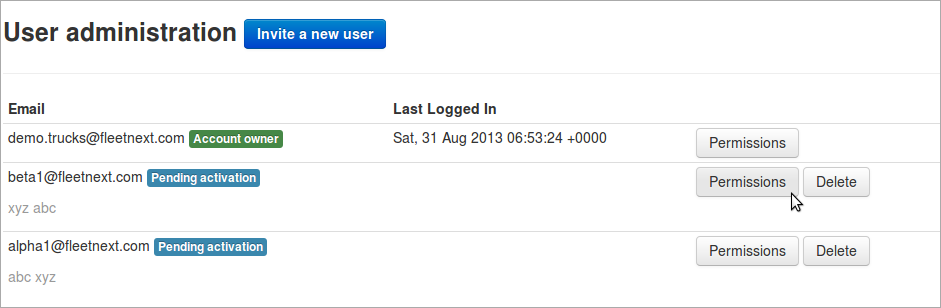 Click on Permissions